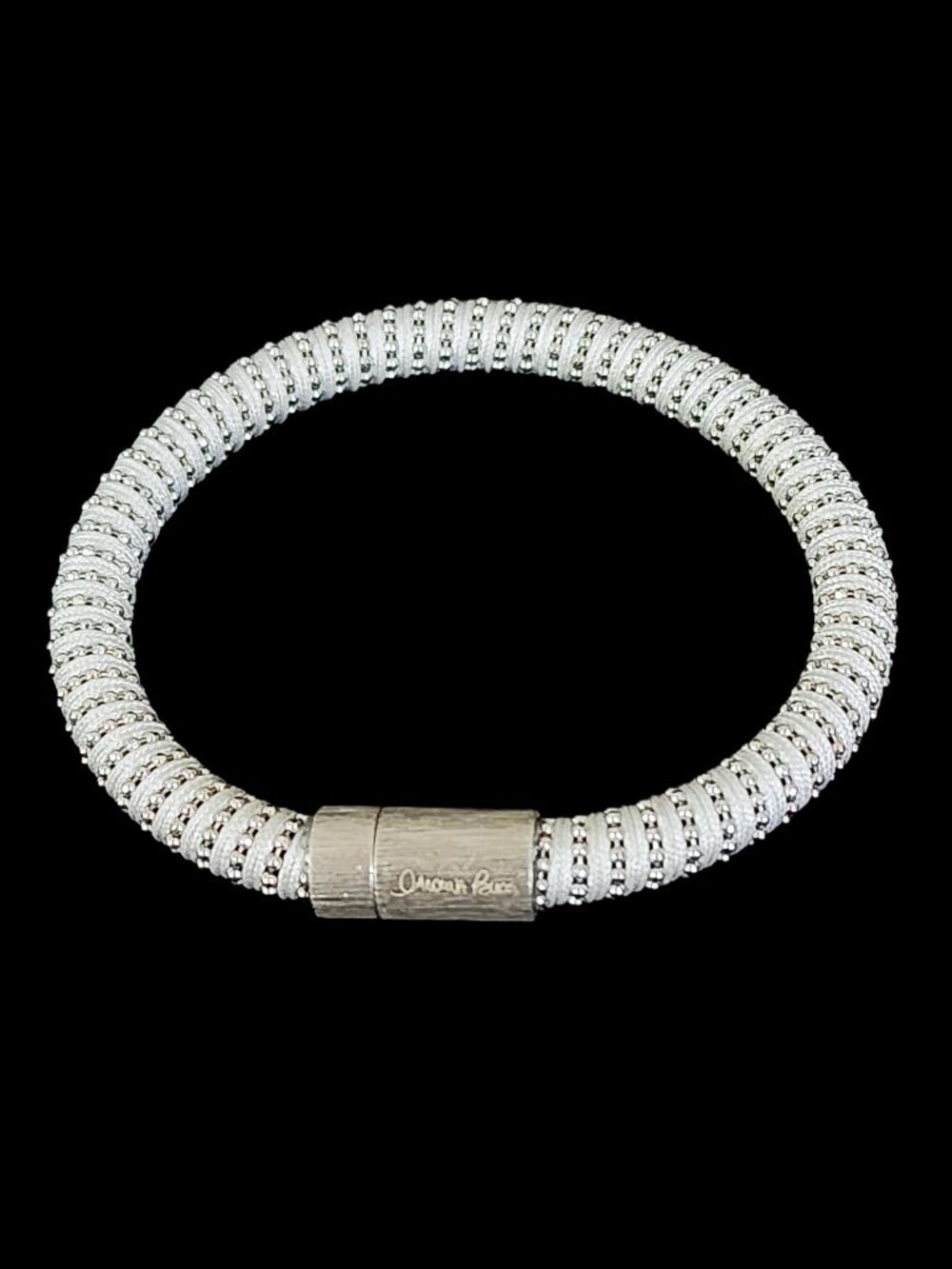 Carolina Bucci Sterling Silver Caro Woven Magnetic Bracelet Size S - Like New